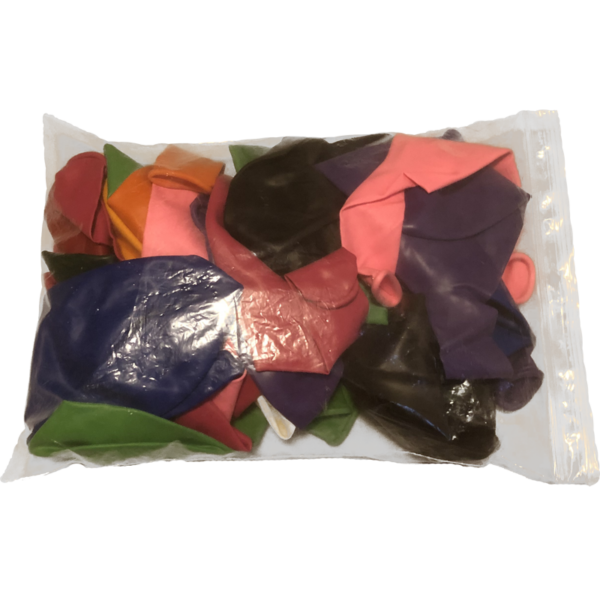 Globos Rundballon | 16" Kristall Mix | 25 Stück
