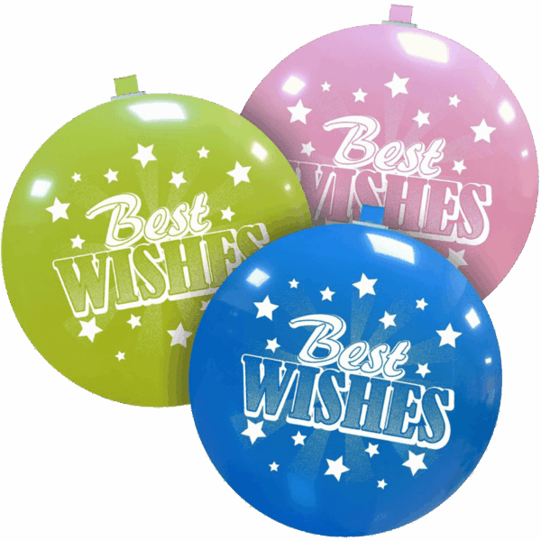 Cattex Rundballon | 35" Gedeckt | Flat-Mold | Best Wishes