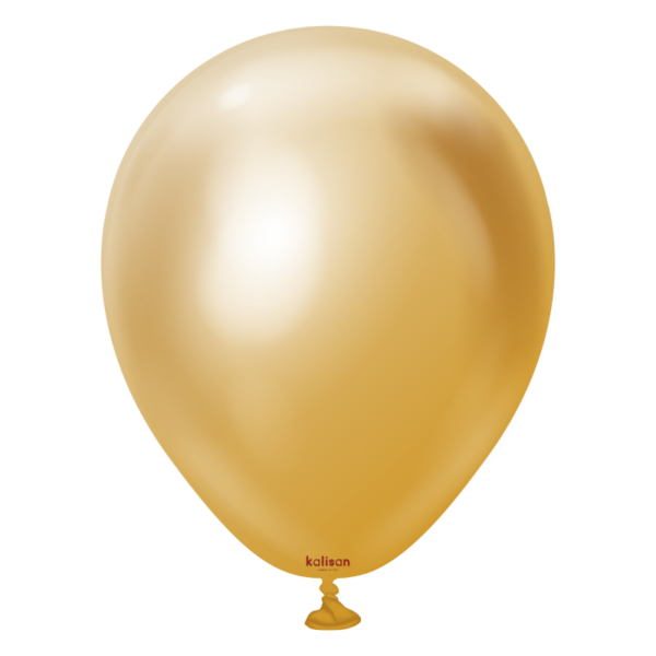 Kalisan Rundballon | 12" Mirror / Chrome | 5 Stück
