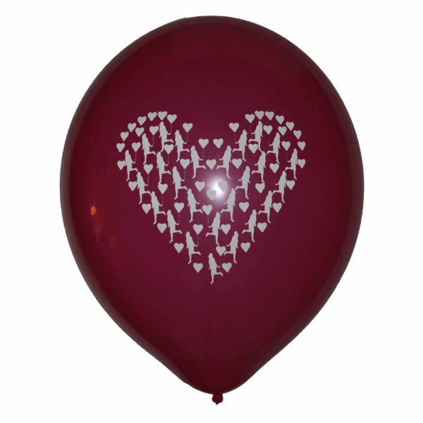 TufTex Rundballons | 17" AirFx-Hearts