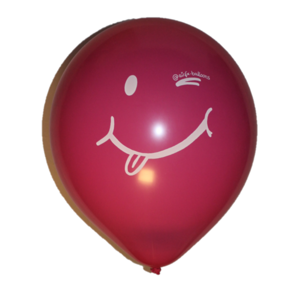 Kalisan Rundballon | 18" Gedeckt | "AirFx-Smile" | 5 Stück