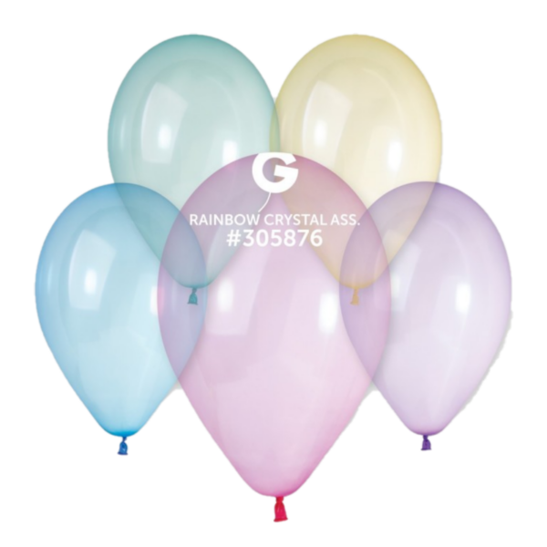 Gemar Rundballon | 13" Ultra-Kristall | 10 Stück