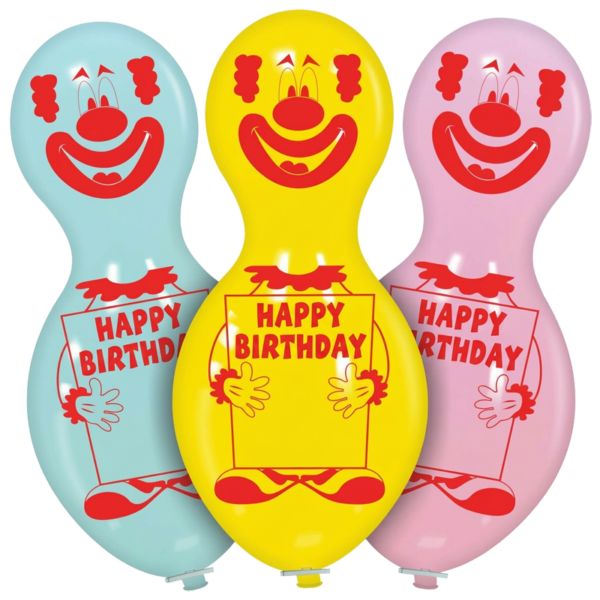 Cattex Figurenballon | 59" Gedeckt | Clown Wishes