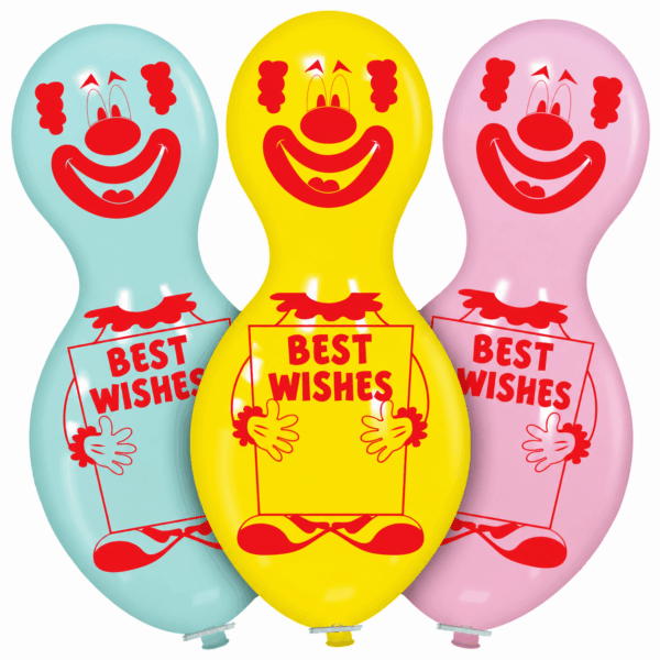 Cattex Figurenballon | 59" Gedeckt | "Clown Wishes"