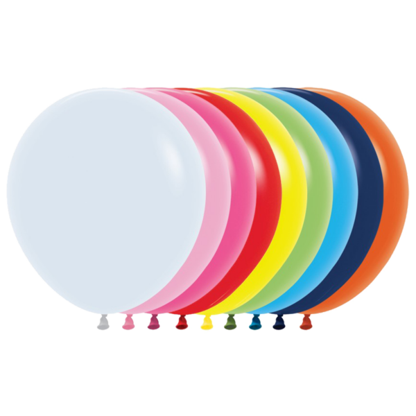 Sempertex Rundballon | 18" Fashion-Mix (gedeckt) | 25 Stück